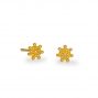 22kt gold granulation stud earrings