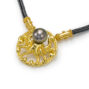 22kt gold granulation pearl pendant