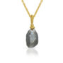 granulation 22kt yellow gold Tahitian pearl pendant