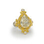 granulation 22kt gold diamond ring